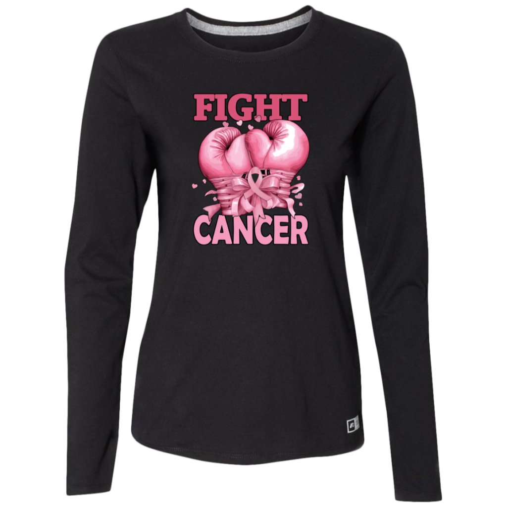 Fight Cancer Women S Dri Power Ls T Shirt 64lttx Battle Buddy Designs